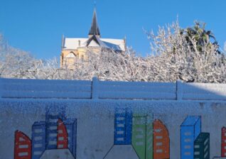 L’école sous la neige